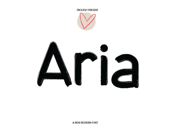 Aria: A Sweet, Friendly Script Font for Small Business Branding