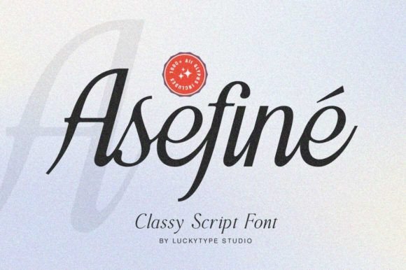 Asefine: The Handwritten Typeface for Authentic Brand Identity