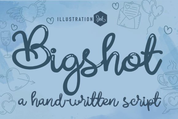 Bigshot: A Handwritten Font for Modern Web Design