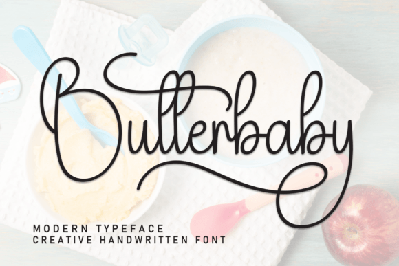 Butterbaby: A Sweet Handwritten Font for Digital Branding