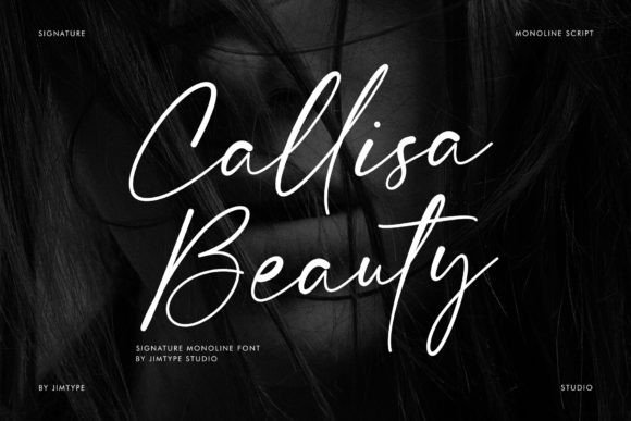 Callisa Beauty: A Refined Script Font for Digital Branding