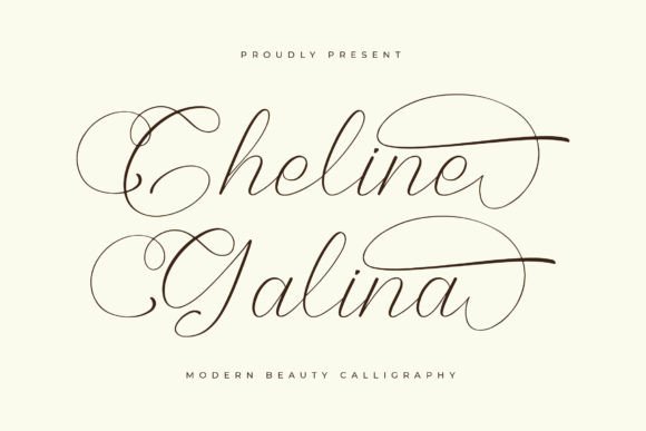 Cheline Galina: A Luxury Script Font for Scroll-Stopping Brand Content