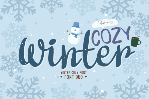 Cozy Winter Font Duo for Warm, Trustworthy Branding