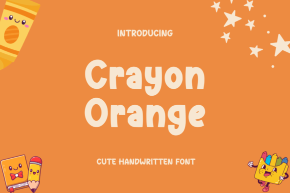 Crayon Orange Font Review: A Handwritten Typeface for Playful Branding