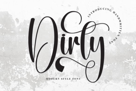 Dirty Font: Elegant Script for Real Business Branding