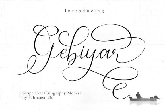 Gebiyar: A Handwritten Typeface for Elegant Editorial Design