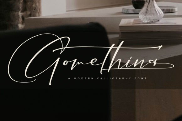 Gomethina: A Dazzling Script Typeface for Elegant Branding