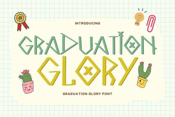 Graduation Glory Typeface: Elevating Editorial Design with Handwritten Charm