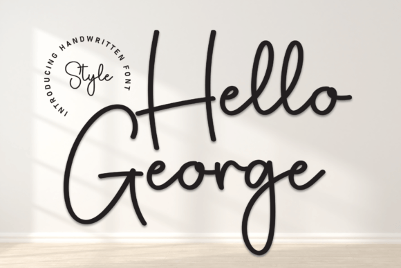 Hello George: A Handwritten Font for Authentic Web Design