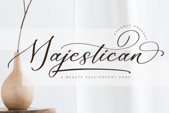 Majestican: The Script Font That Elevates Small Business Branding