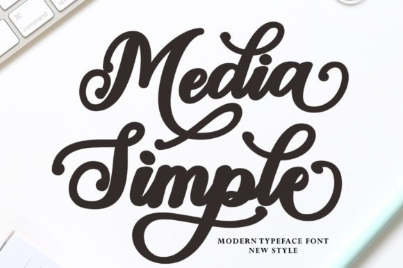 Media Sample: A Premium Script Font That Elevates Your Brand