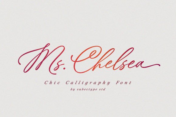 Ms. Chelsea: A Chic Script Font for Trusted Branding
