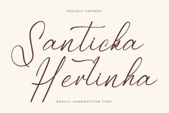 Santicka Herlinha: Elevating Campaign Visuals with Graceful Typography