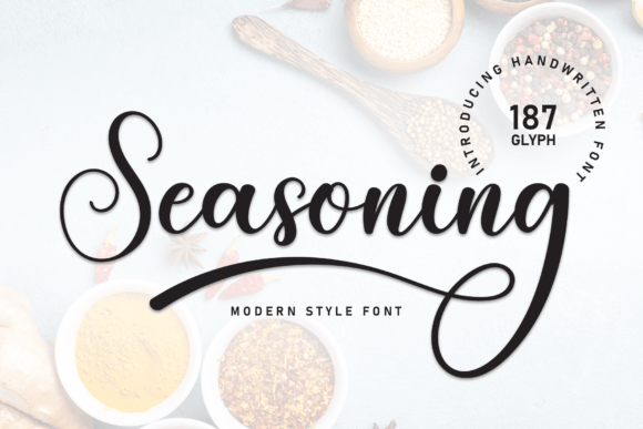 Seasoning Typeface: A Relaxed Script for Authentic Brand Identity