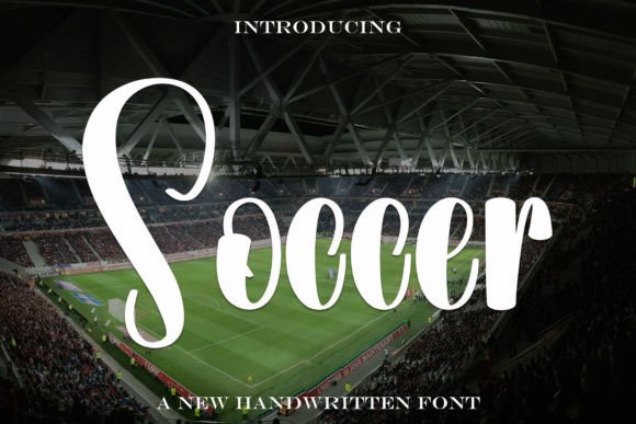 Soccer: A Festive Script Font for Joyful Editorial Moments