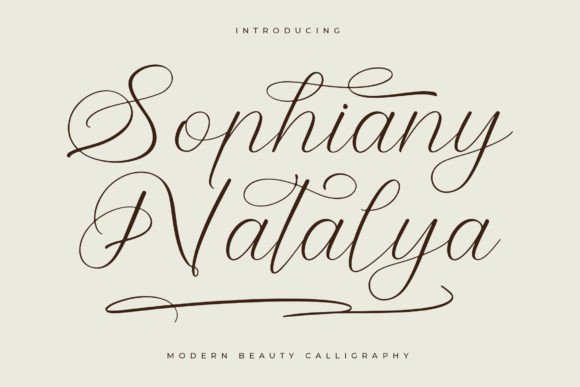 Sophiany Natalya: The Script Font That Elevates Small Business Branding