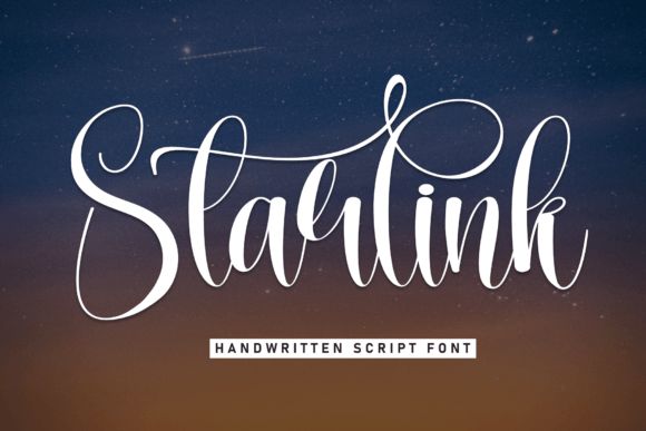 Starlink: A Timeless Handwritten Font for Authentic Branding