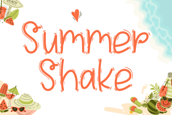 Summer Shake: A Playful Script Font for Digital Branding