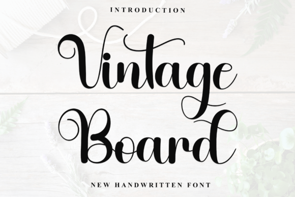 Vintage Board Typeface: Elevate Handmade Product Branding