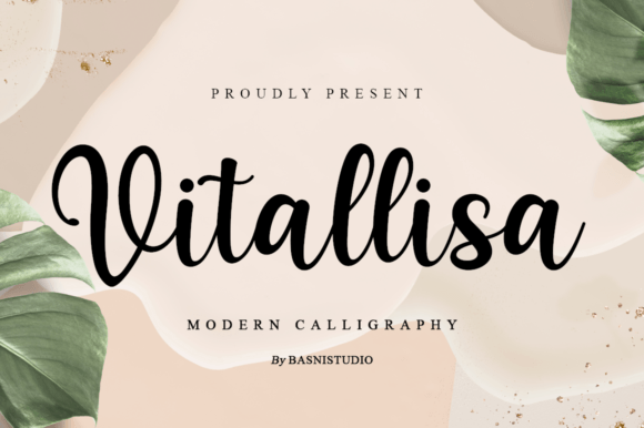 Vitallisa: Elevating Digital Brand Identity with Modern Calligraphy